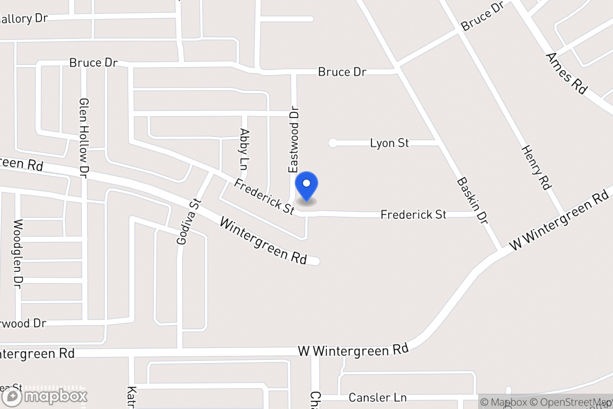 Map of 2304 Eastwood Dr