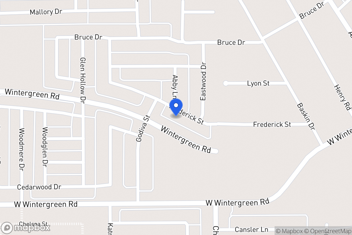 Map of 2018 Frederick St