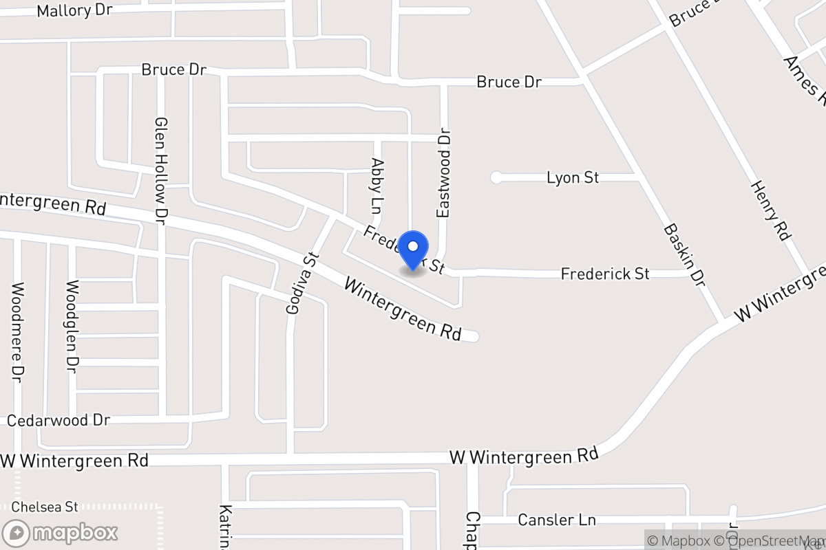 Map of 2006 Frederick St