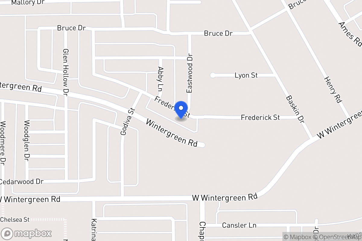 Map of 2002 Frederick St