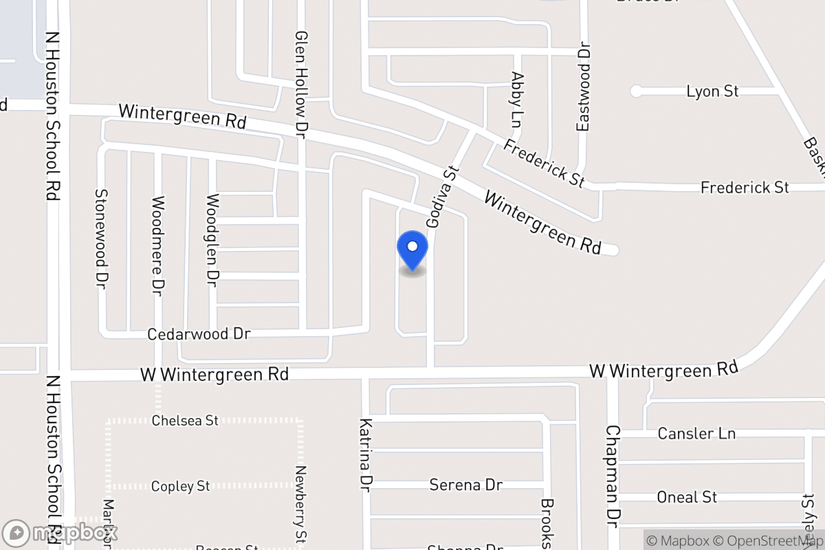 Map of 2023 Godiva St