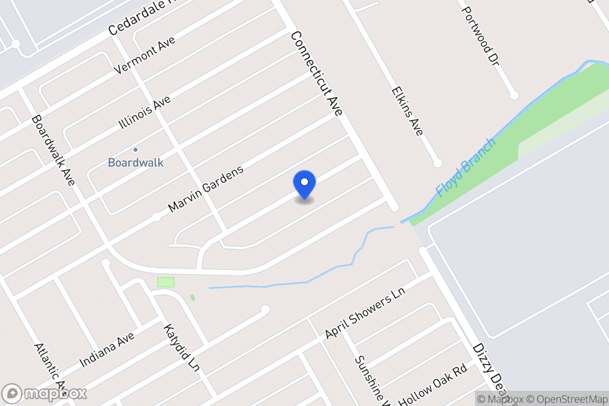 Map of 1330 Pennsylvania Ave