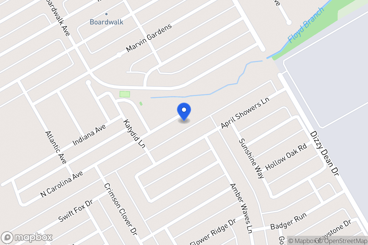 Map of 1308 N Carolina Ave