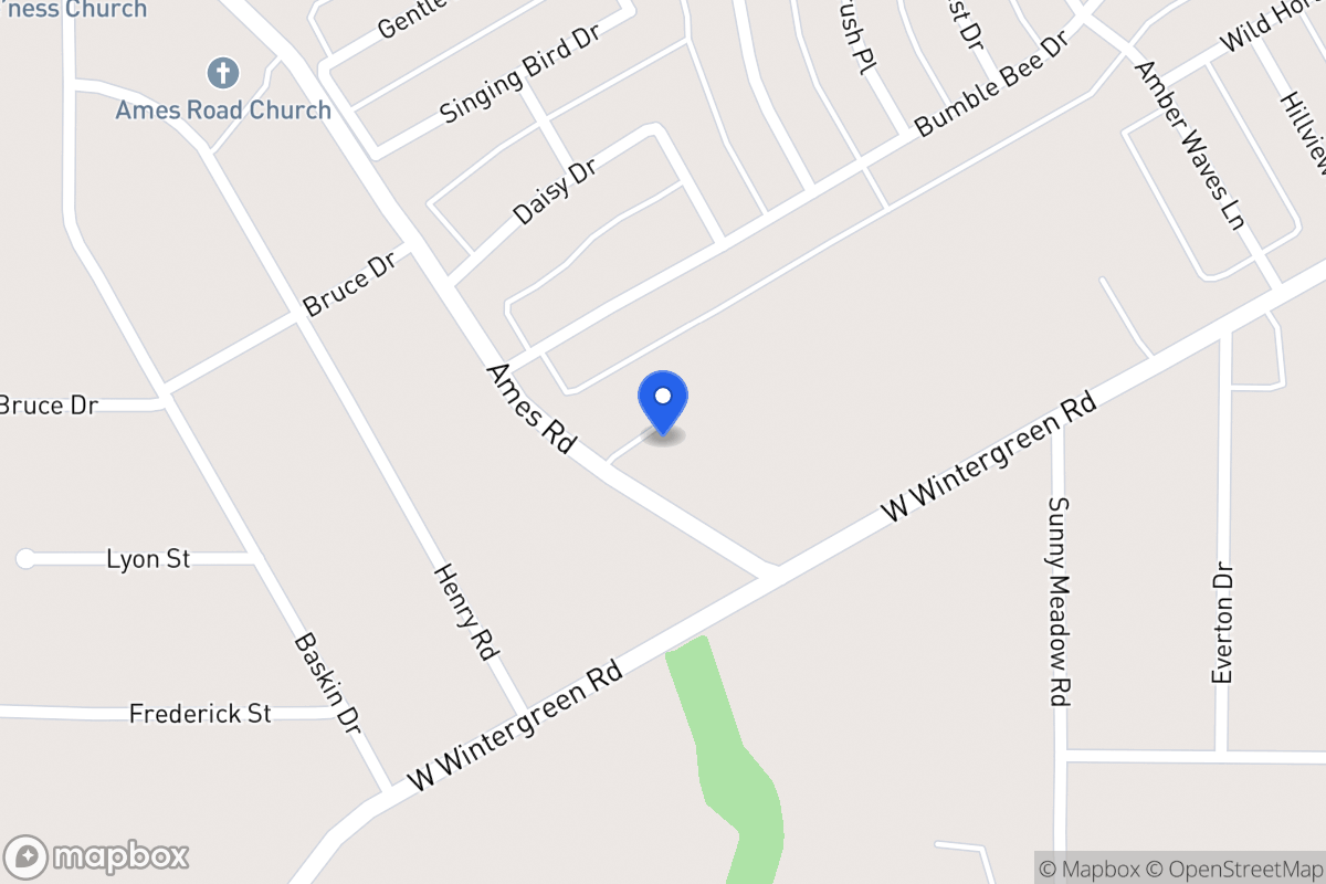 Map of 2816 Ames Rd