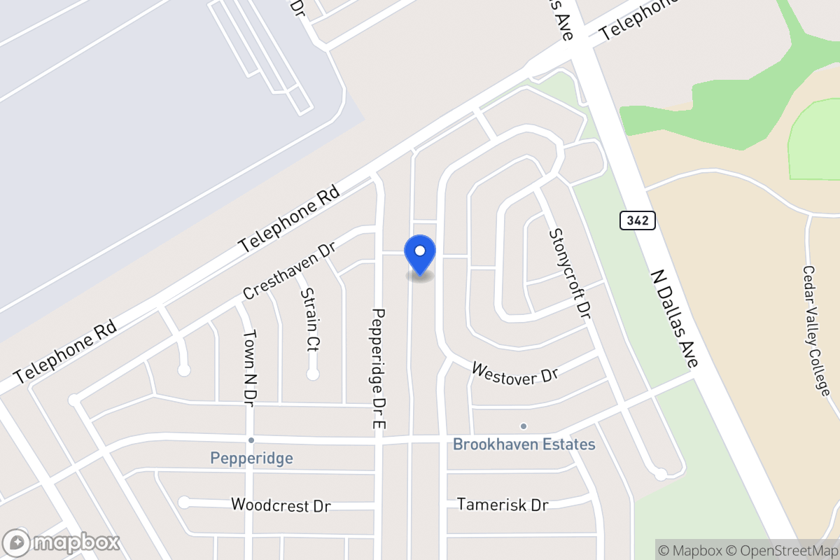 Map of 828 Westover Dr