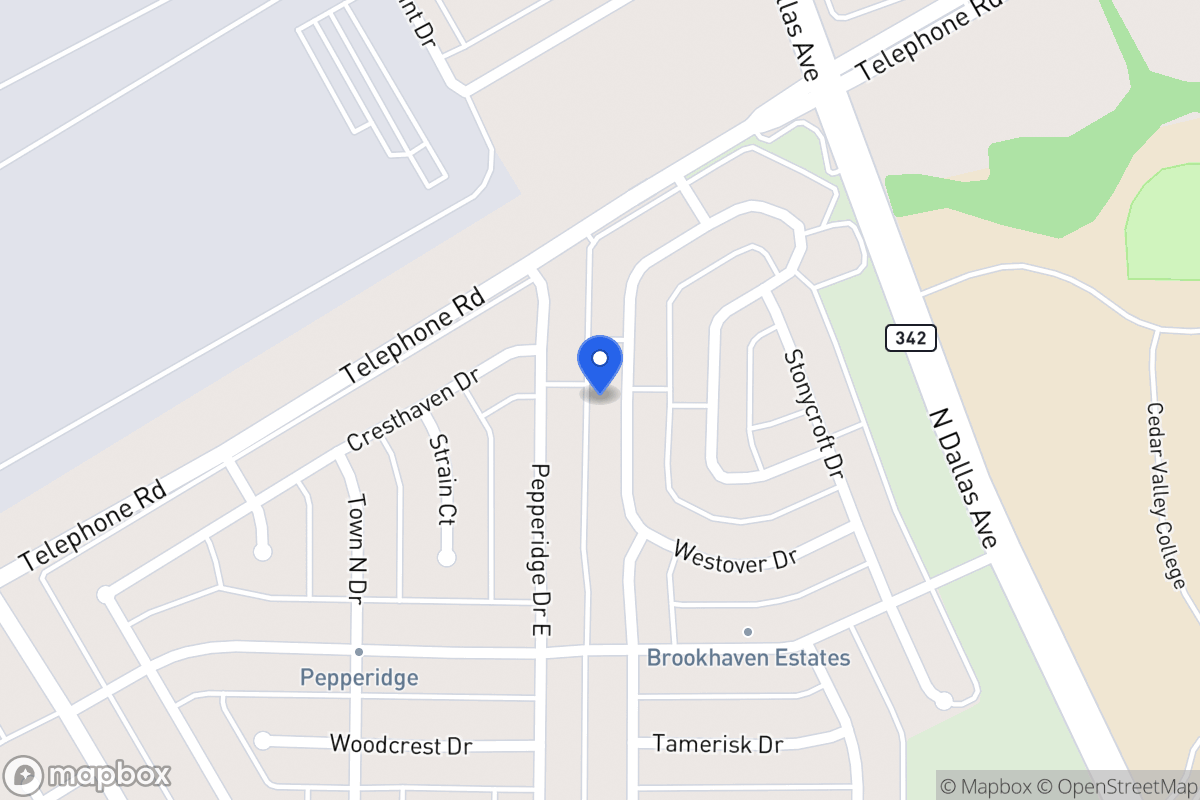 Map of 834 Westover Dr