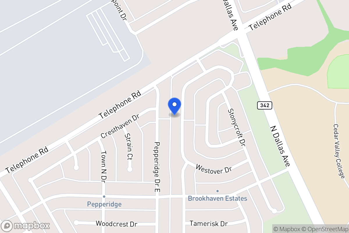 Map of 840 Westover Dr