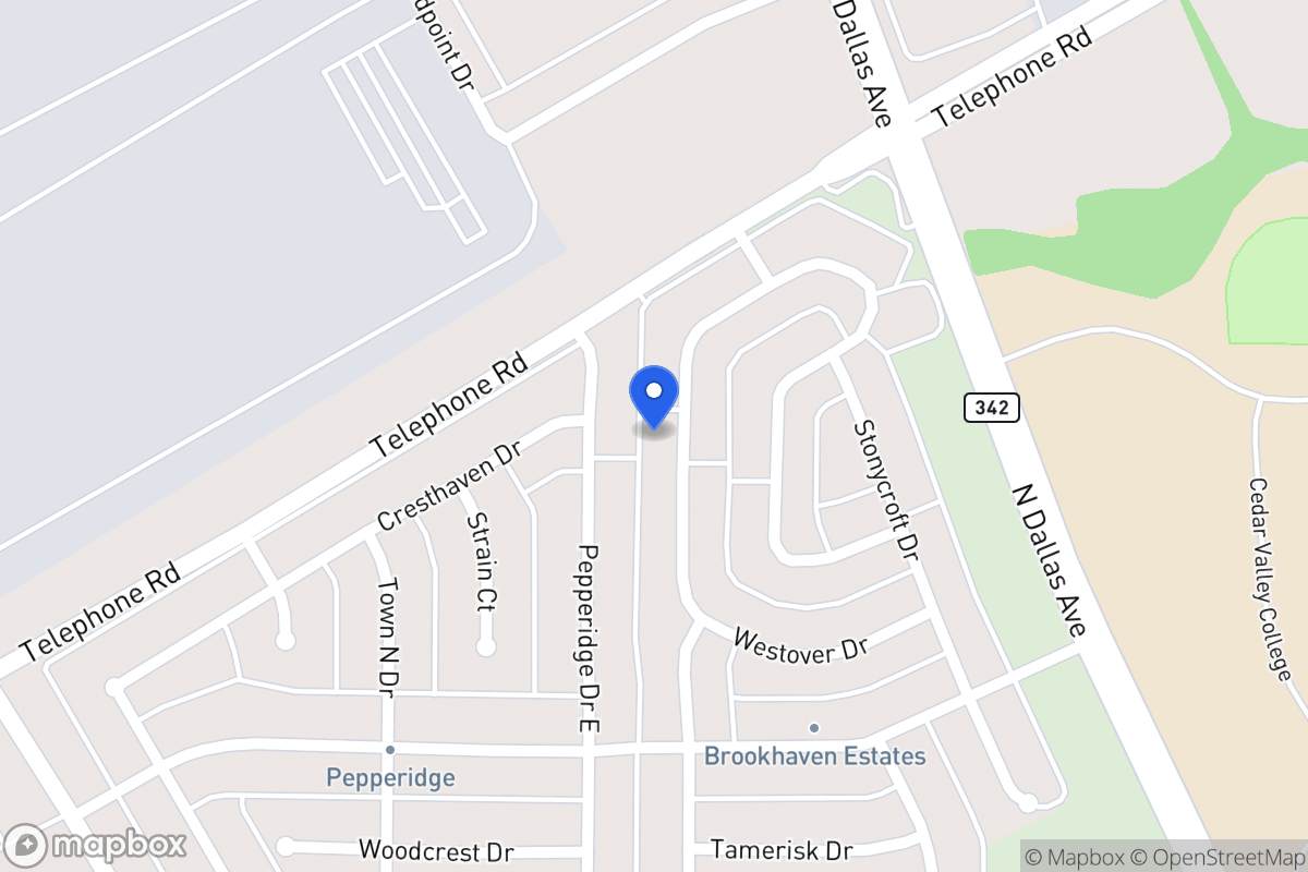Map of 844 Westover Dr