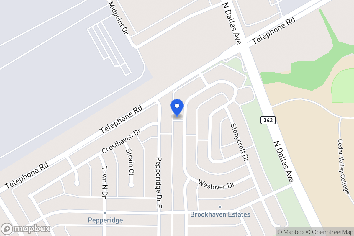 Map of 902 Westover Dr