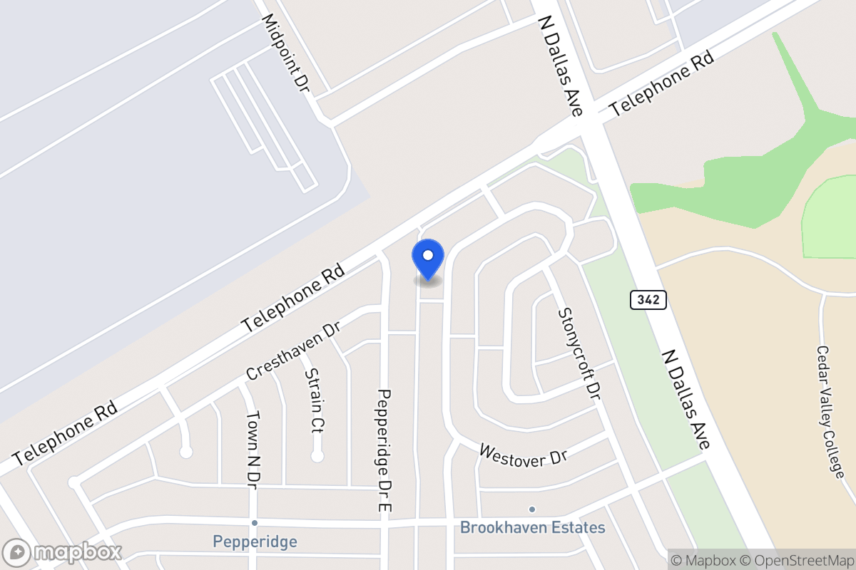 Map of 904 Westover Dr