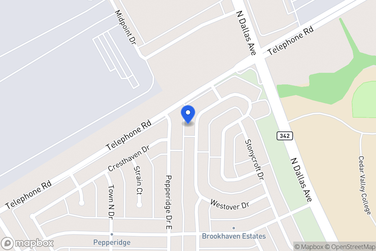 Map of 908 Westover Dr