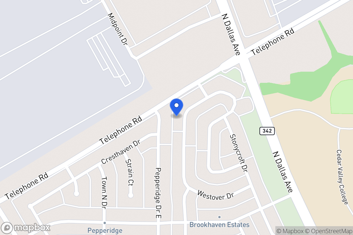 Map of 910 Westover Dr