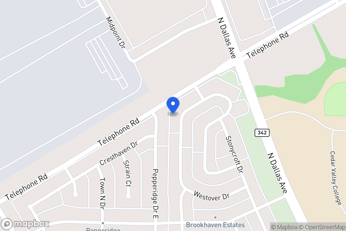 Map of 914 Westover Dr
