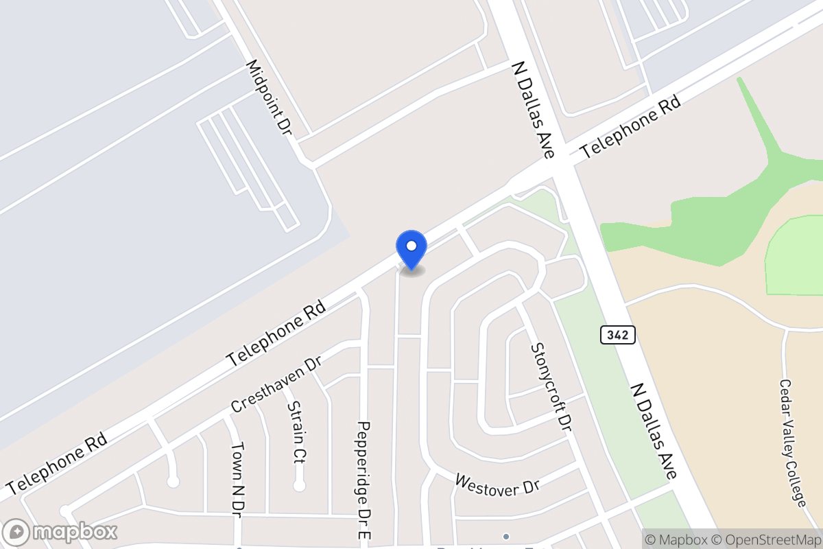 Map of 920 Westover Dr