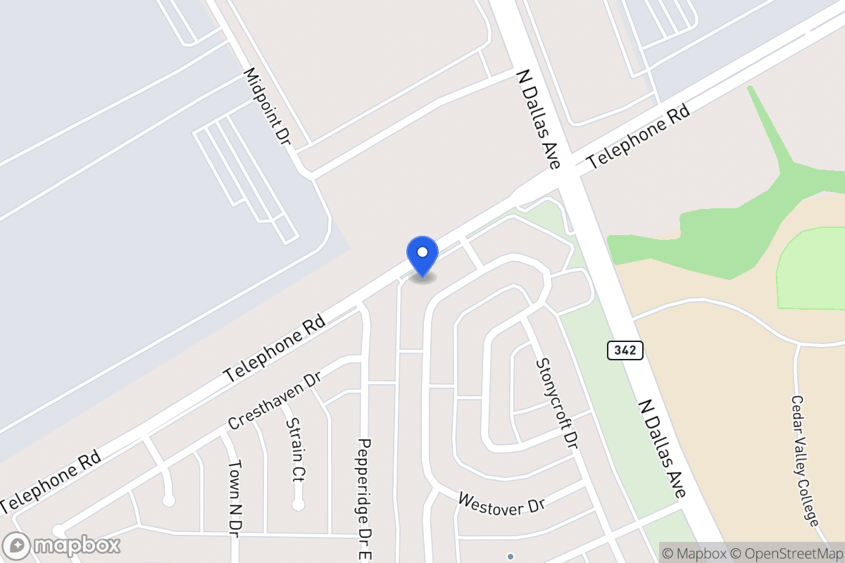Map of 922 Westover Dr