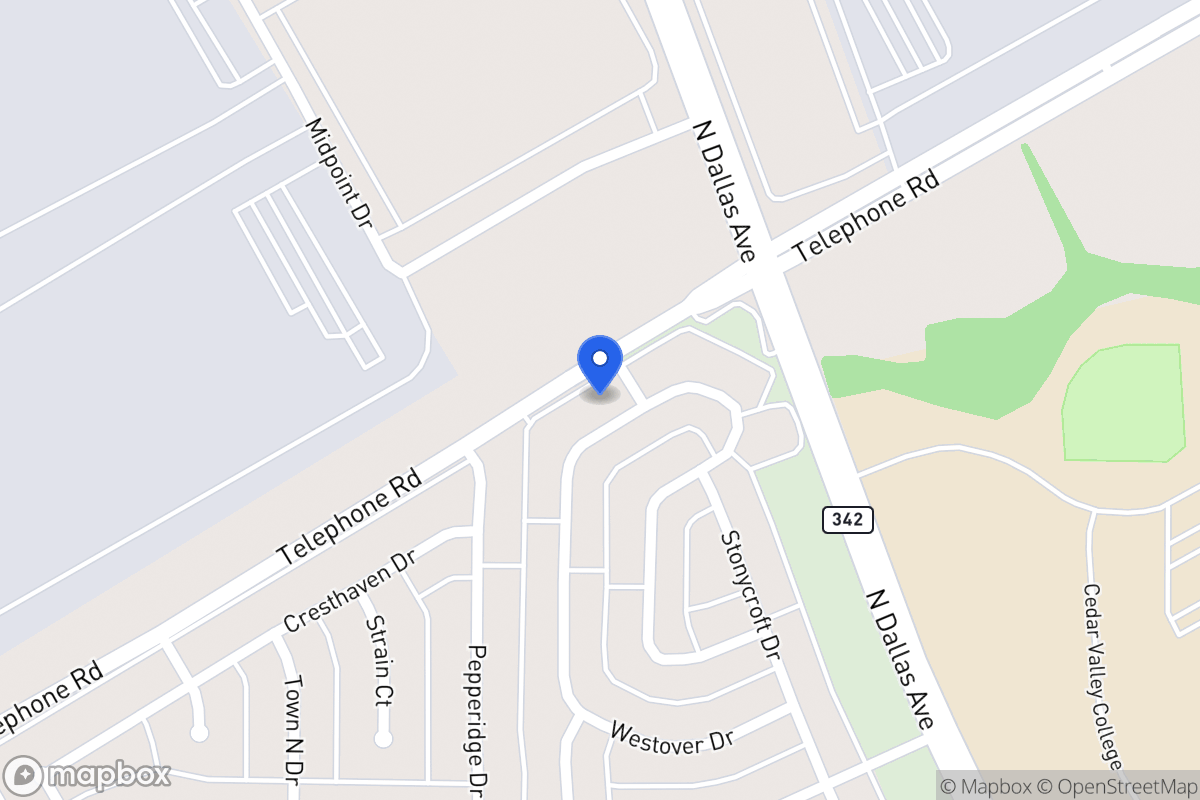 Map of 932 Westover Dr