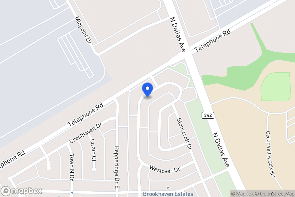 Map of 917 Westover Dr