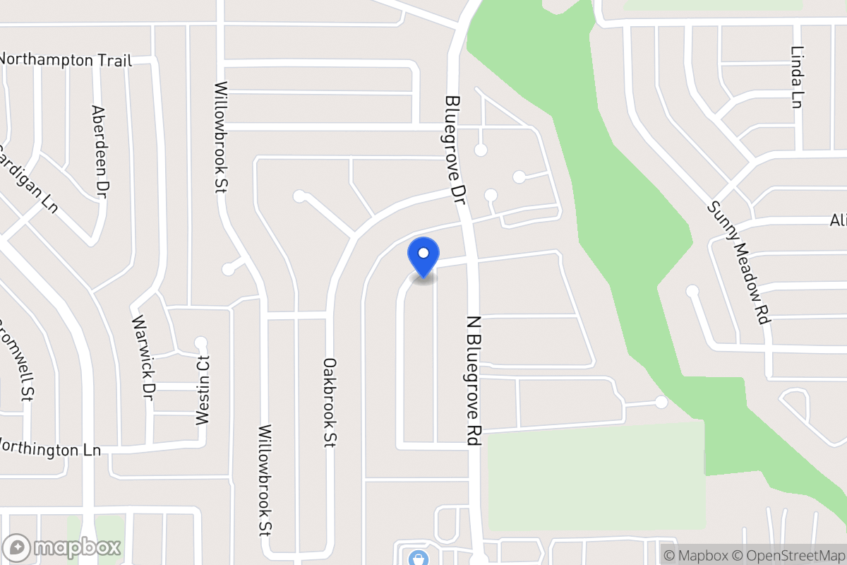 Map of 1466 Brook Meadow Cir