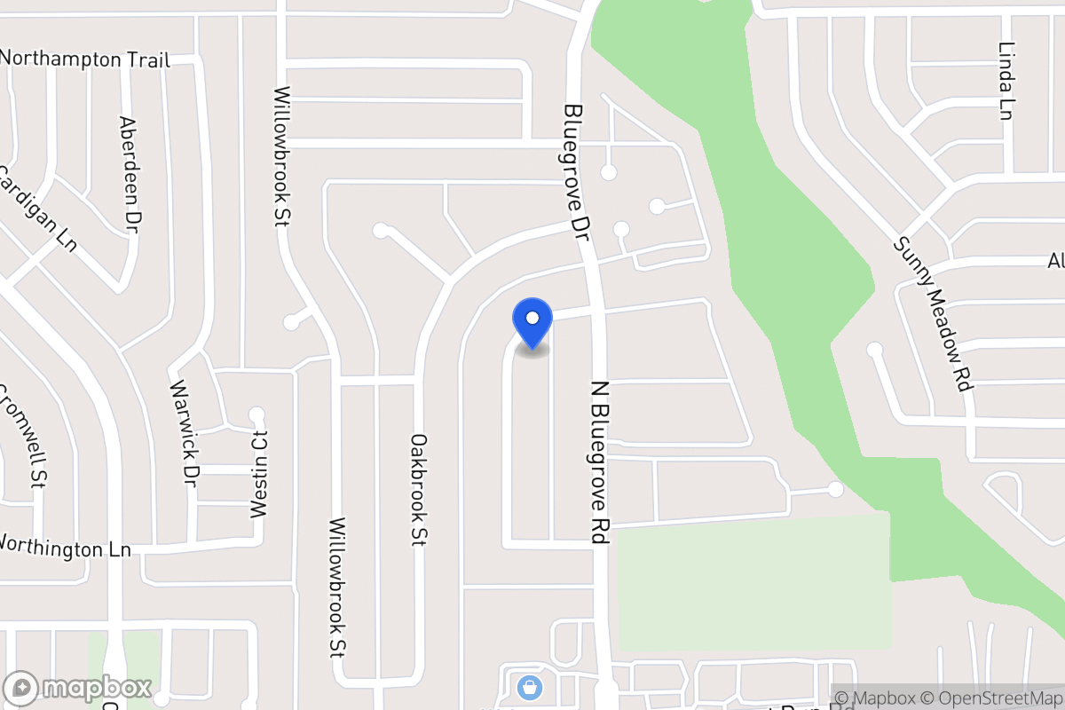 Map of 1464 Brook Meadow Cir
