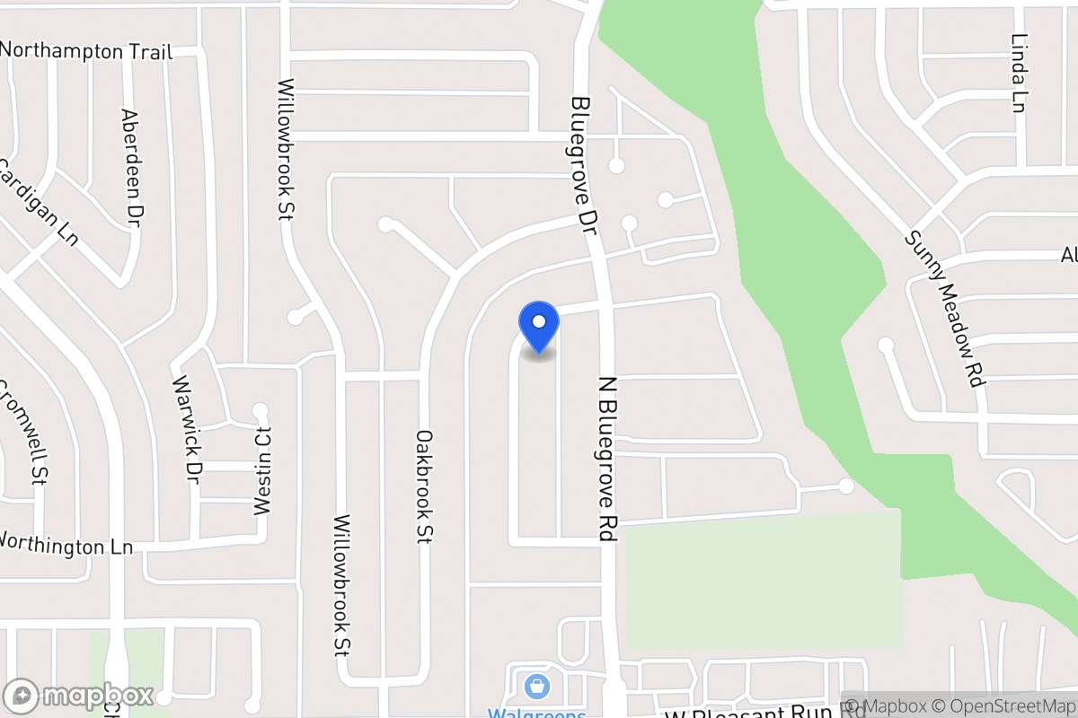 Map of 1462 Brook Meadow Cir