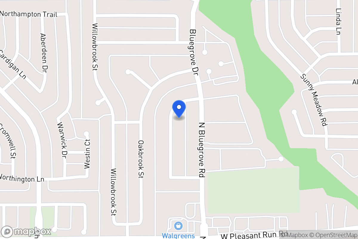 Map of 1460 Brook Meadow Cir