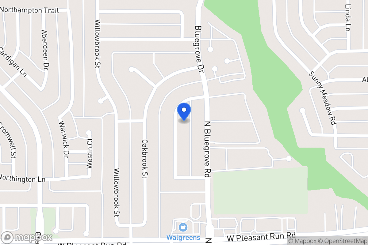 Map of 1456 Brook Meadow Cir