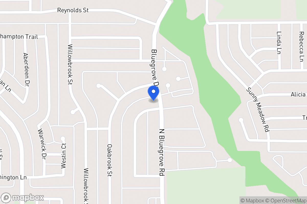 Map of 1489 Brook Meadow Cir