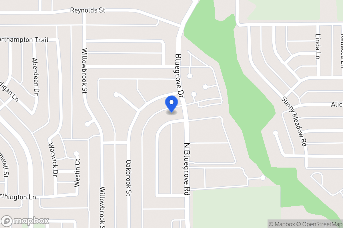 Map of 1485 Brook Meadow Cir