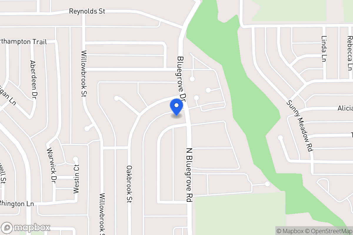 Map of 1487 Brook Meadow Cir