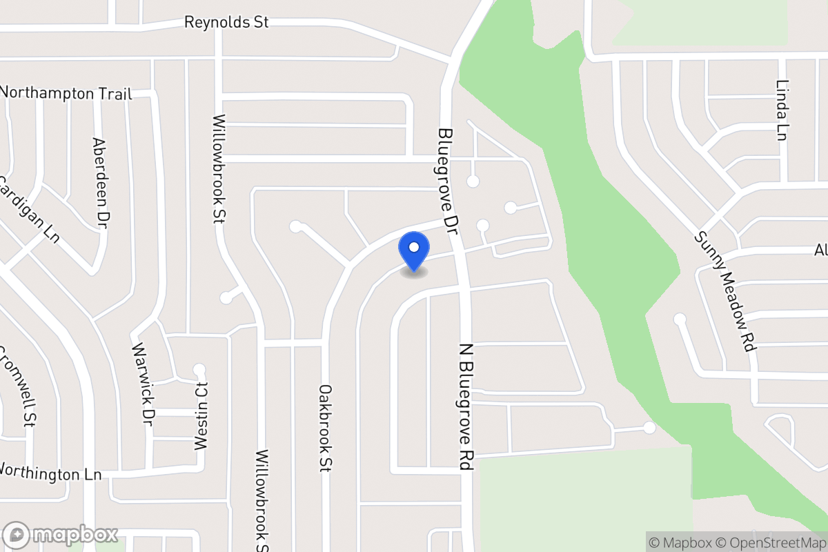 Map of 1481 Brook Meadow Cir