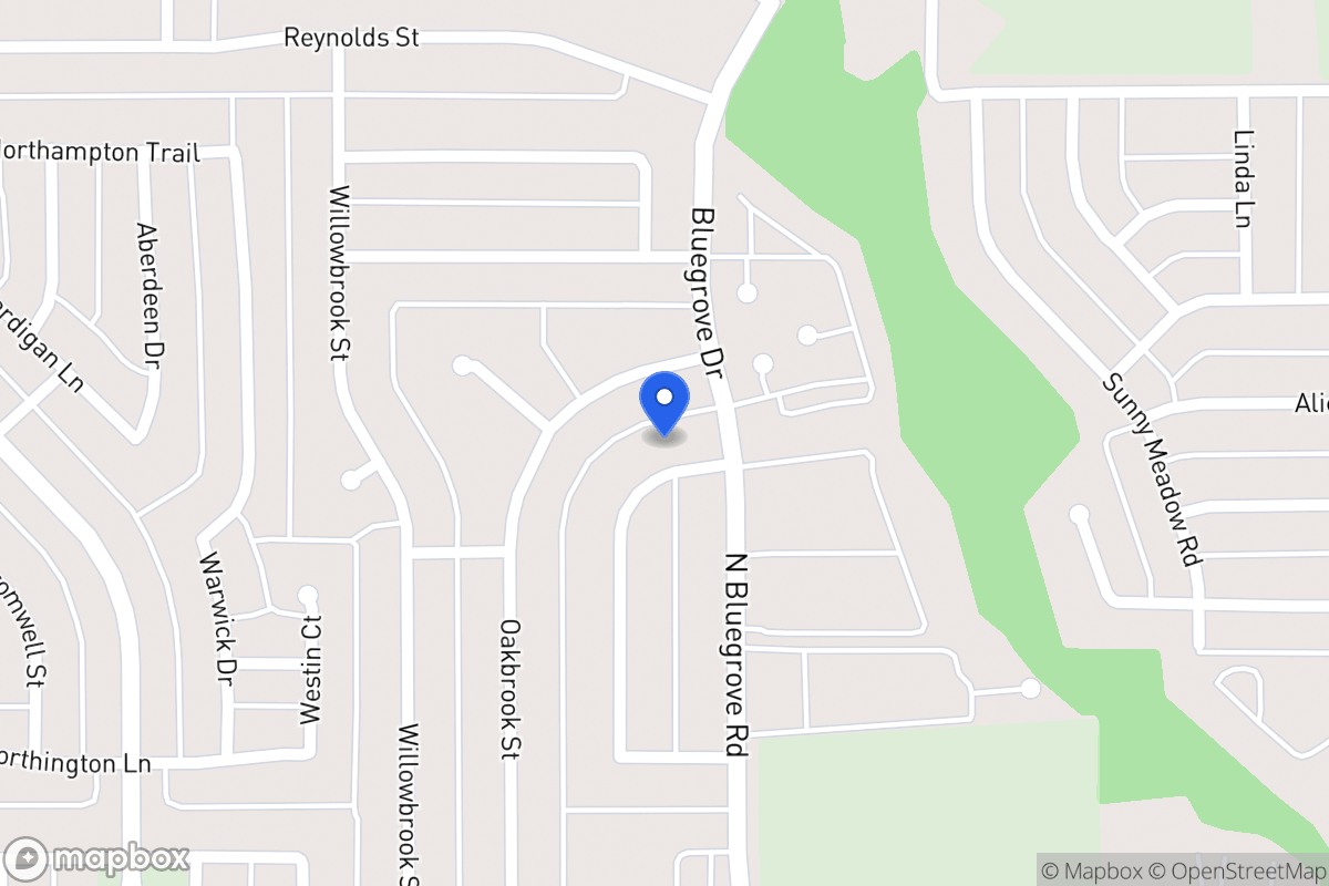Map of 1483 Brook Meadow Cir