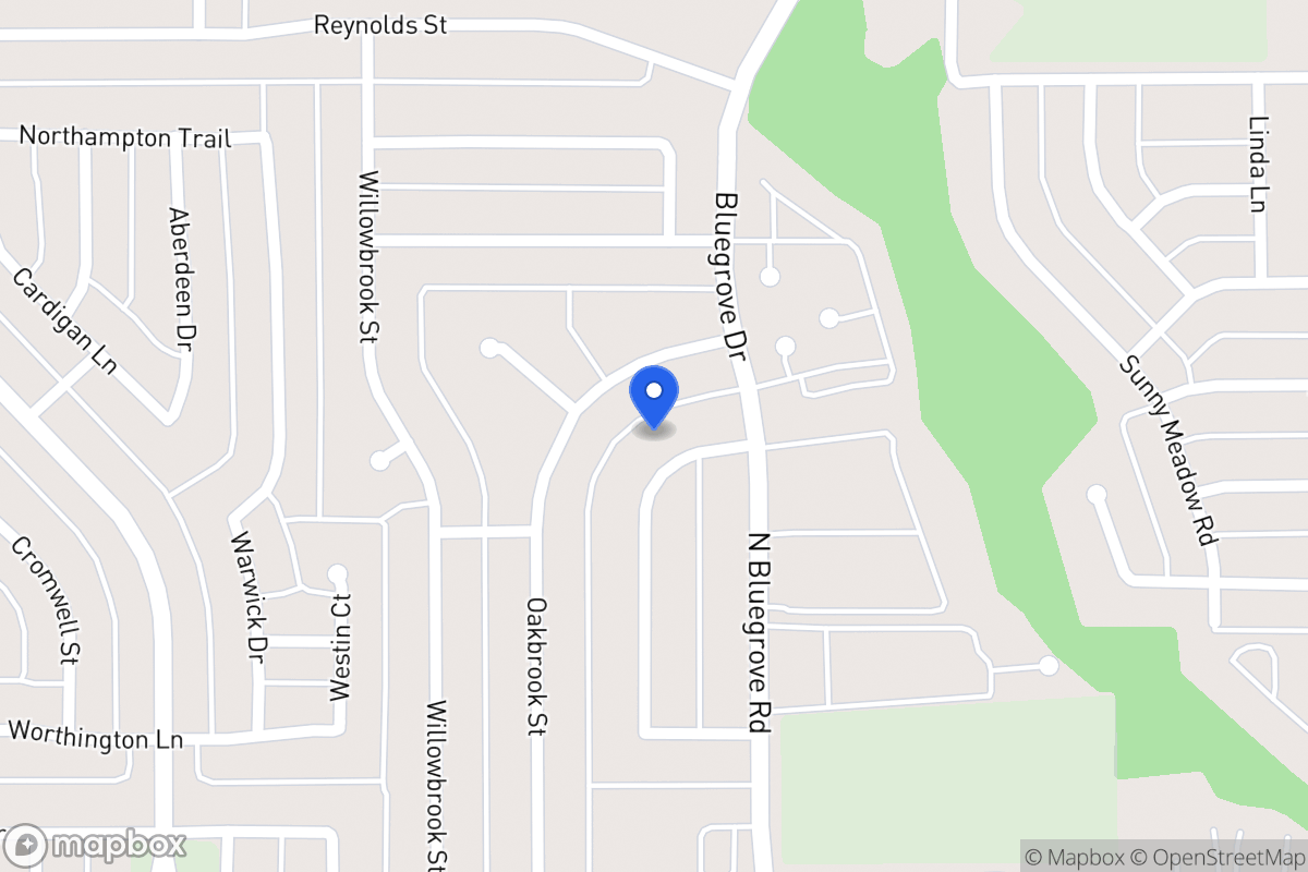 Map of 1477 Brook Meadow Cir