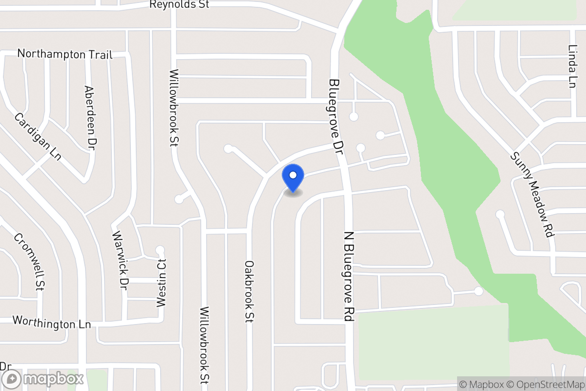 Map of 1473 Brook Meadow Cir