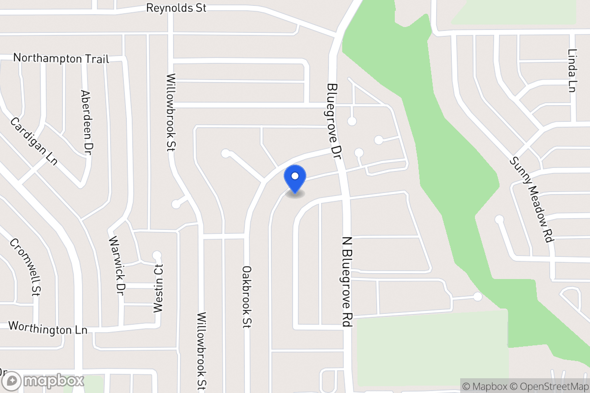 Map of 1475 Brook Meadow Cir