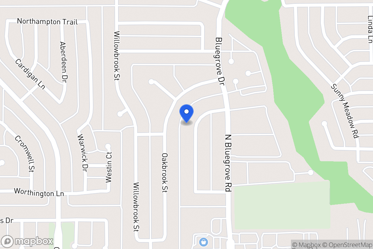 Map of 1465 Brook Meadow Cir
