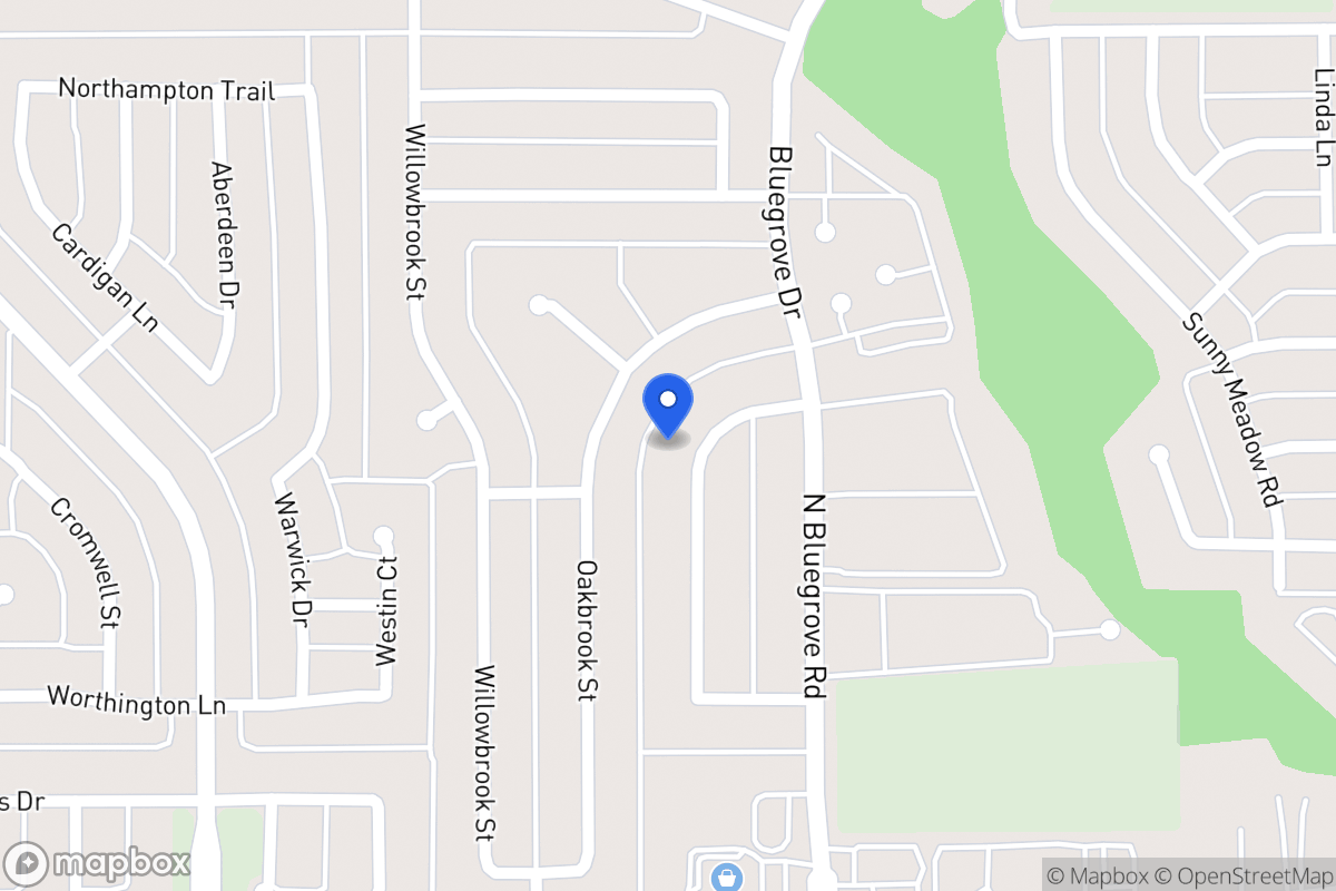 Map of 1467 Brook Meadow Cir