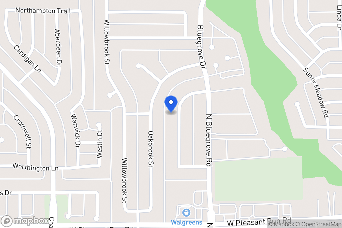 Map of 1459 Brook Meadow Cir