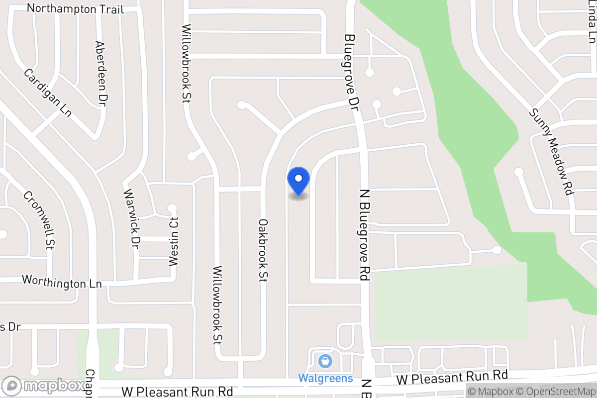 Map of 1455 Brook Meadow Cir