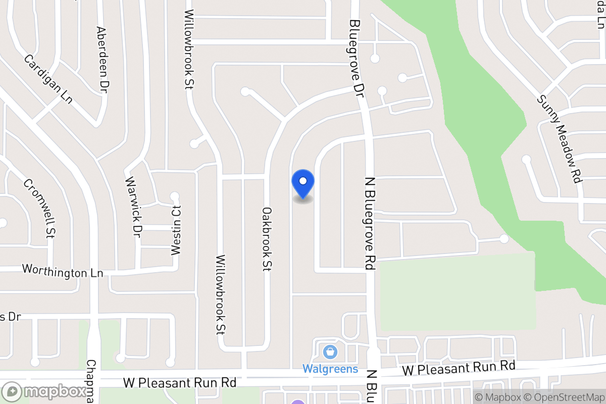 Map of 1449 Brook Meadow Cir