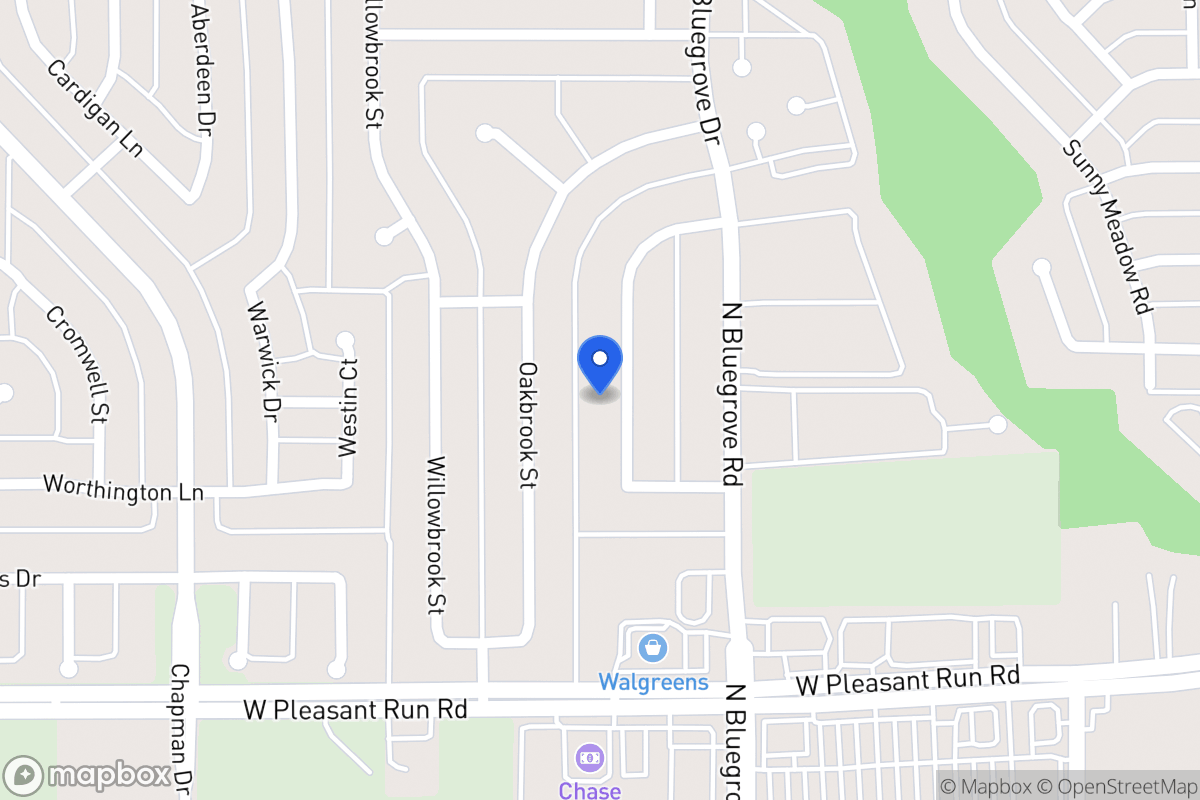 Map of 1439 Brook Meadow Cir