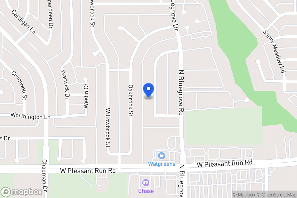 Map of 1435 Brook Meadow Cir