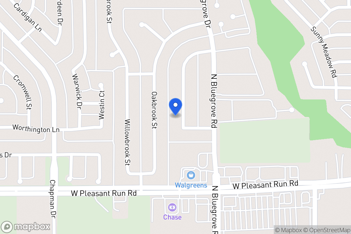 Map of 1429 Brook Meadow Cir