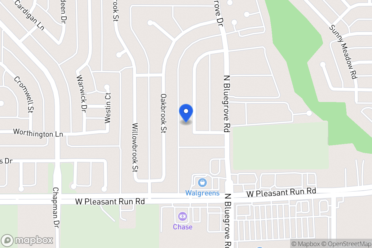 Map of 1425 Brook Meadow Cir