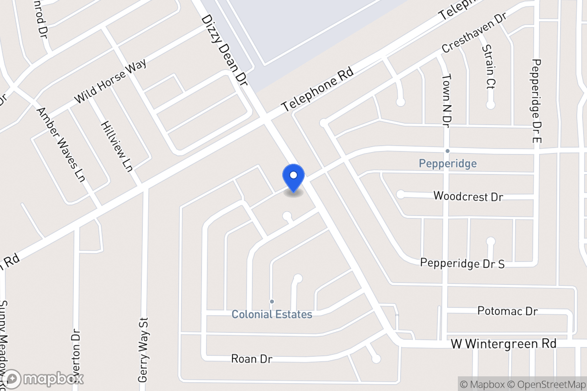 Map of 1105 Conlin Dr