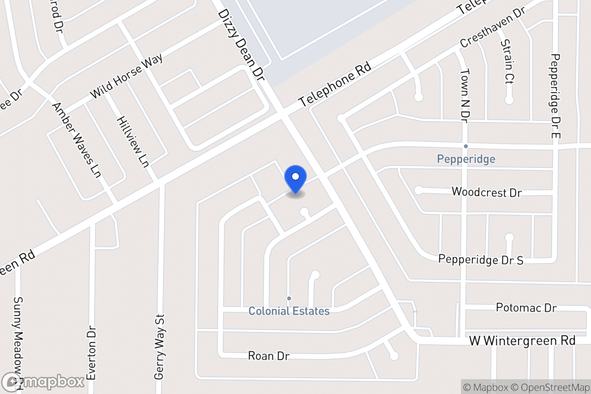 Map of 1109 Conlin Dr