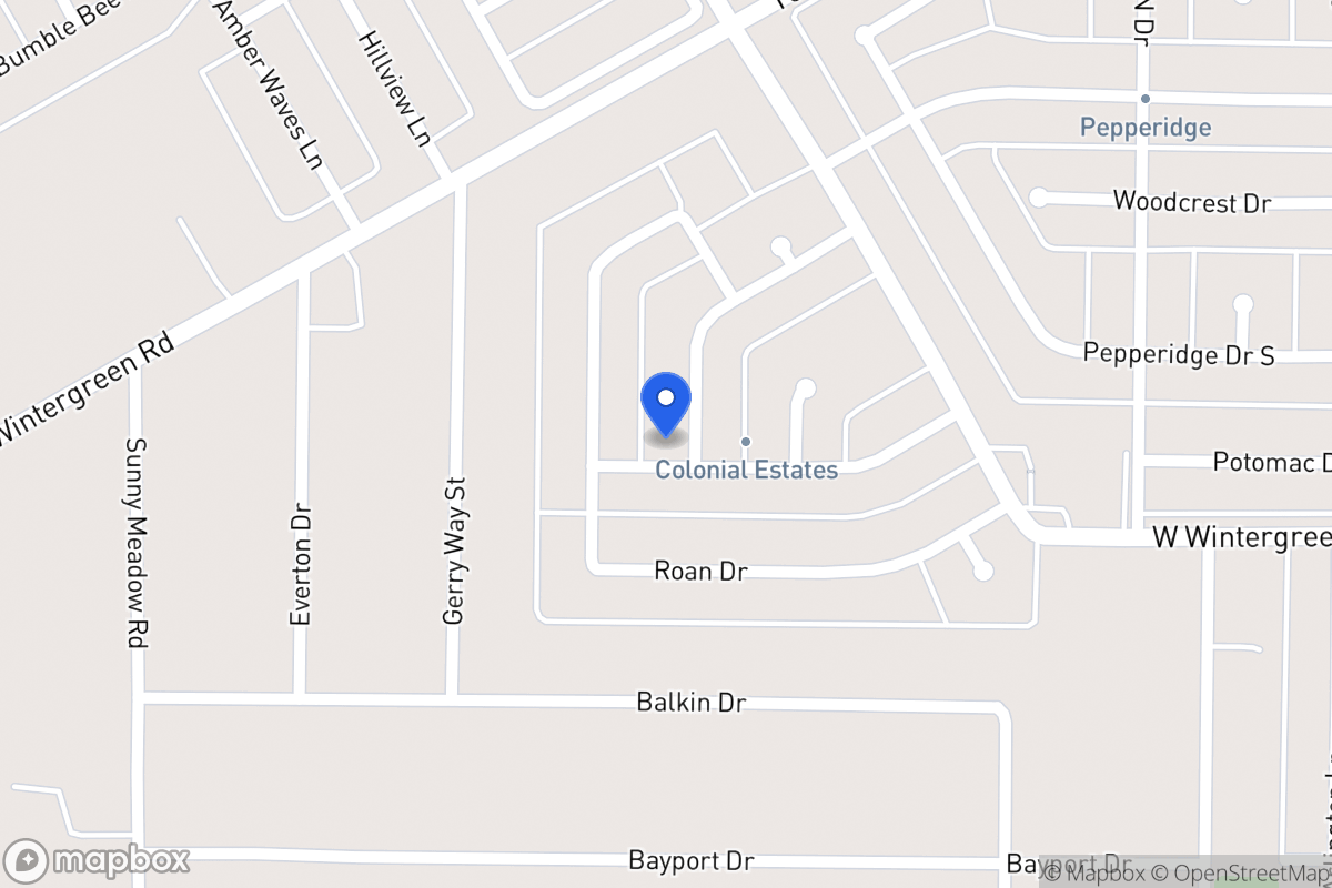 Map of 1229 Conlin Dr