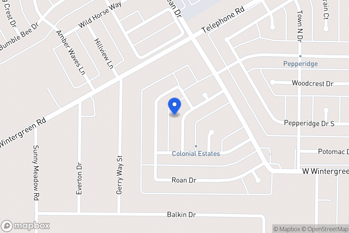 Map of 1209 Conlin Dr