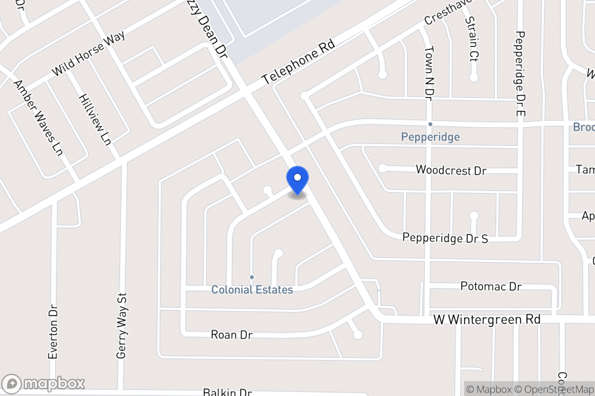 Map of 1102 Conlin Dr