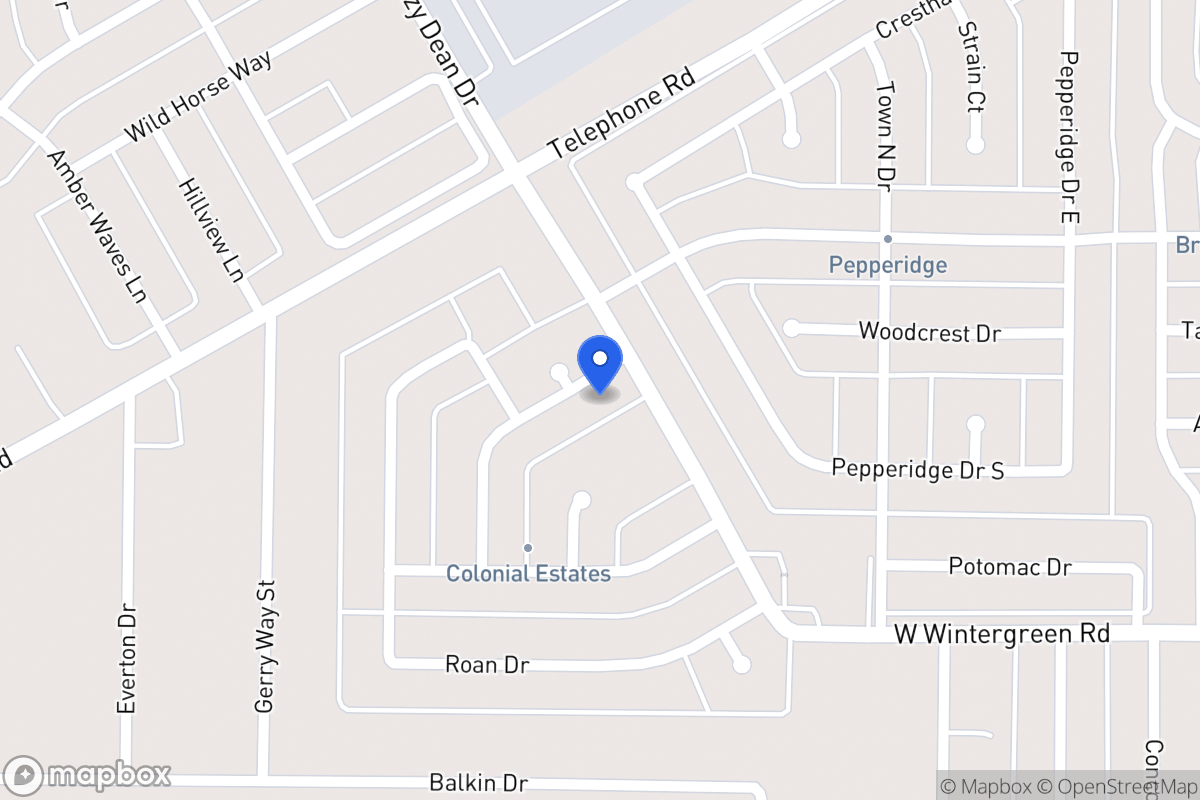 Map of 1106 Conlin Dr