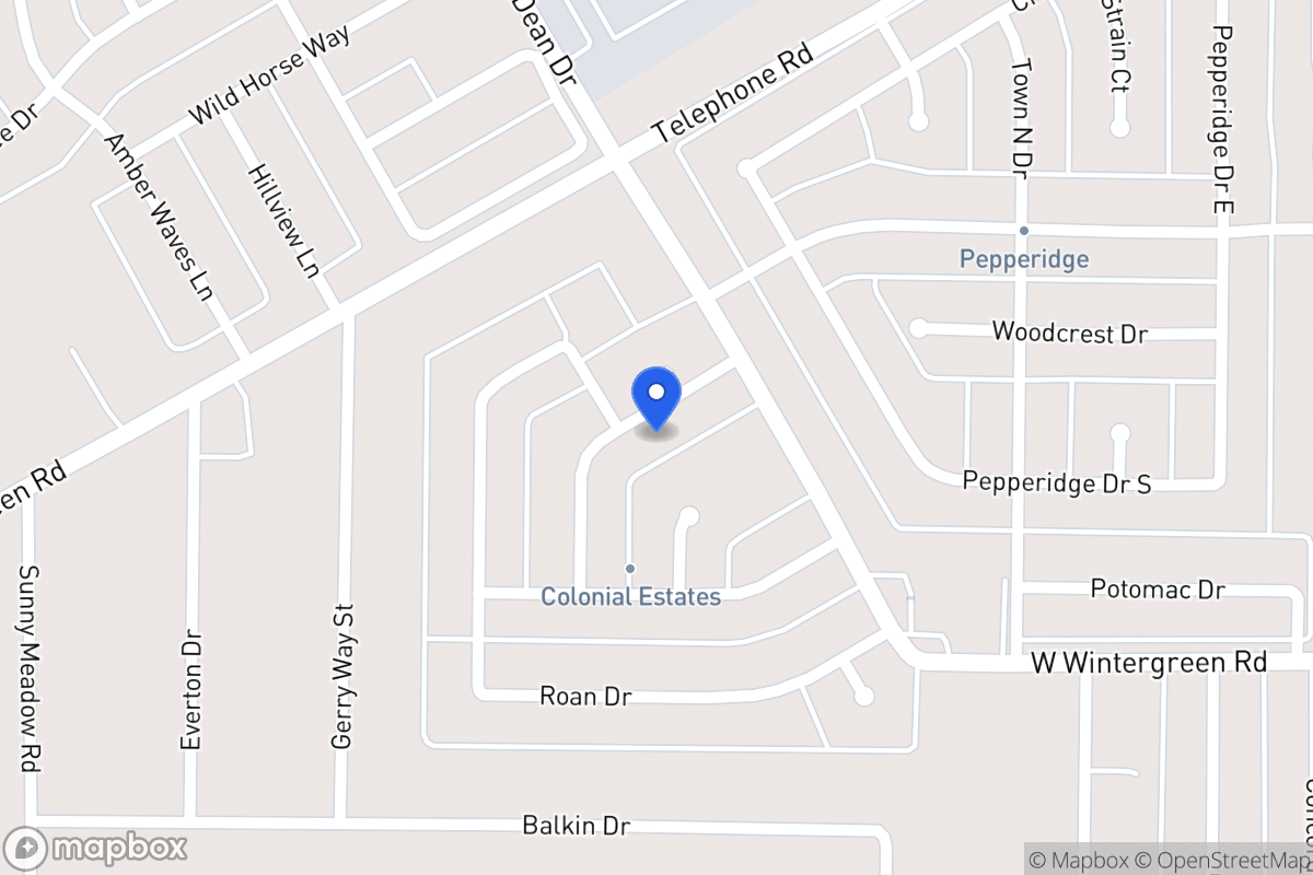 Map of 1118 Conlin Dr